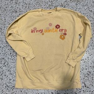 Comfort Colors Yellow Graphic Sweatshirt